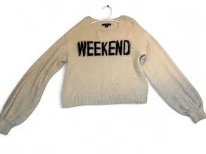 American Eagle cream & tan sweater #americaneagle #cozy thumbnail 1