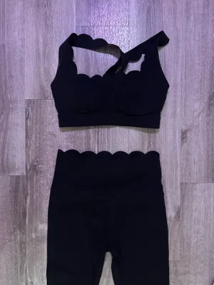 Athleta Wiski Active Matching Workout Set in Black thumbnail 4