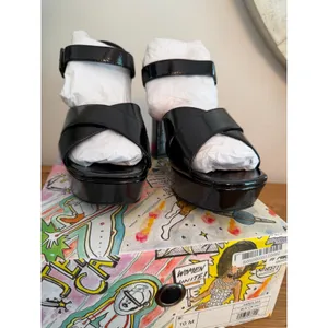 Jeffery Campbell Women's Amma Platform Block Heel Sandals size 10 thumbnail 3