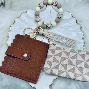 Double Joy Wallet Wristlet Style B Brown thumbnail 3
