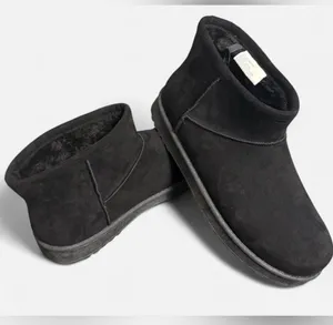 Arizona Jean Co. Women's 'AZ Slater' Black Faux Suede Faux Fur Ankle Boots Size 11M 👢 thumbnail 7