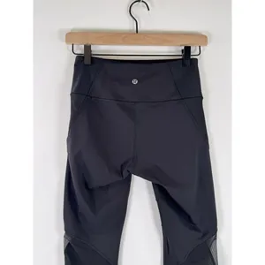 Lululemon Women Leggings Black Wunder Under Pants High Rise Tight Pull On Size 6 thumbnail 8