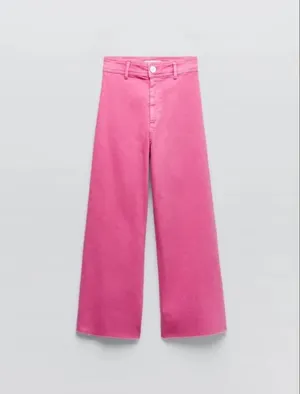 Nwot‼️ Zara Zw The Marine Straight Jeans Us 4 thumbnail 8