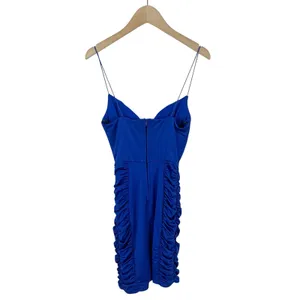 B. Darlin Royal Blue Side Ruched Sleeveless Bodycon Mini Dress Size 3/4 thumbnail 3