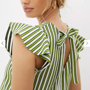 Anthropologie Eva Franco Ruffled Jacquard Top thumbnail 6