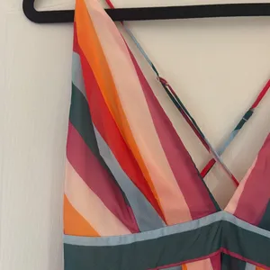 Essue Multi-Color Striped Spaghetti Strap Dress thumbnail 3