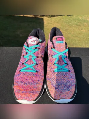 Nike Flyknit Lunar 3 Multicolor Running Shoes Women's Size 10 thumbnail 4