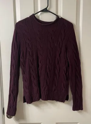 Wool Cable Knit Sweater - Ralph Lauren thumbnail 2
