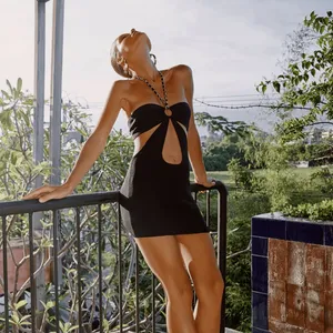 Alt Marisa Knit Mini dress in Black Size XS thumbnail 9