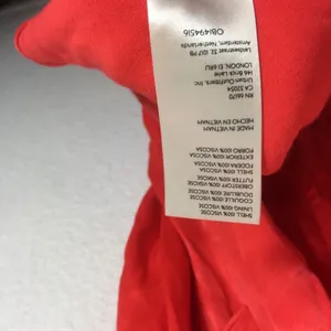Anthropologie Maeve Open-Back Satin Wrap Midi Dress Orange Small Resort Wear thumbnail 7