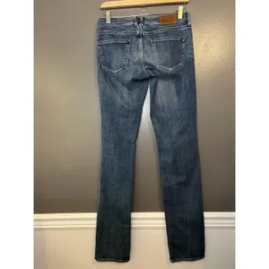 Madewell Jeans Womens 26x34 Blue Rail Straight Medium Wash Denim Stretch thumbnail 4