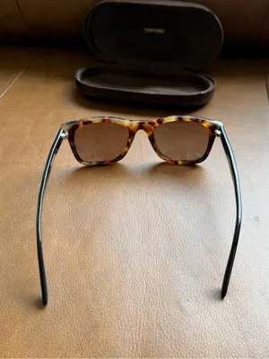 Authentic Tom Ford Leo TF336 55J Havana Black Rectangle Sunglasses Unisex thumbnail 6