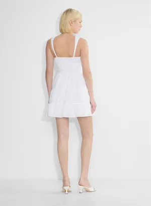 Aritzia Sunday Best Martine Poplin Dress in White thumbnail 4