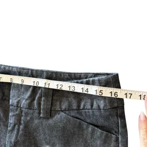 Gap Curvy Fit Flared Leg Pants Gray Denim Trousers Workcore Capsule Wardrobe 10R thumbnail 6