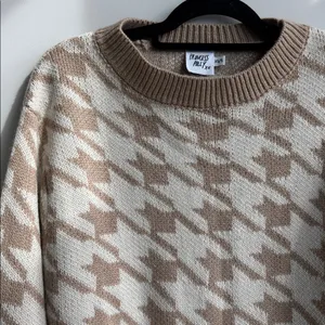 Princess Polly Beige Knit Oversized Sweater Size XS/S thumbnail 2