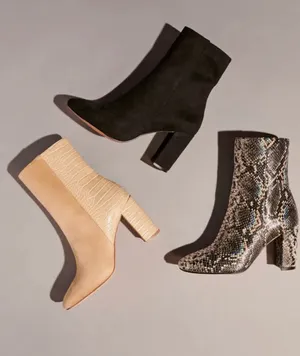 Chinese Laundry Black Suede Booties thumbnail 6