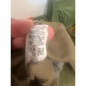 Aerie Olive Green Utility Drawstring Romper Small thumbnail 5