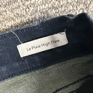Frame Le Pixie High Rise Flare Jeans Womens 27 Dark Wash Blue Denim Stretch thumbnail 4