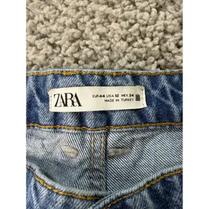 Zara Womens High Waisted Straight Leg Jeans Medium Wash Blue Size 12 EUR 44 thumbnail 6
