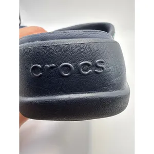 Crocs LiteRide Vibe Flip Sandals Navy Blue Studded Geometric Women 8 206084 thumbnail 4