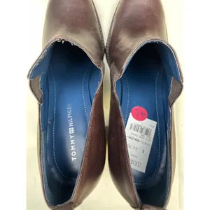 Tommy Hilfiger Women's Brown Leather Slip on Shoes/Heels 3.5" size 9.5 SKU 5818 thumbnail 5