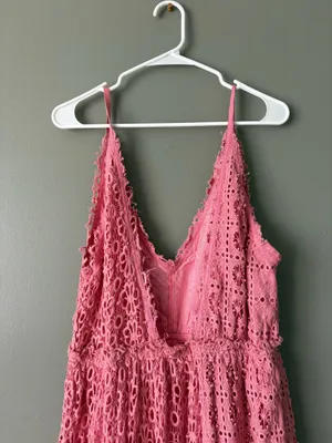 Free people eyelit maxi dress thumbnail 3