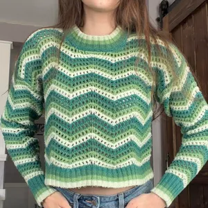 Hippie Rose Green Sweater thumbnail 1