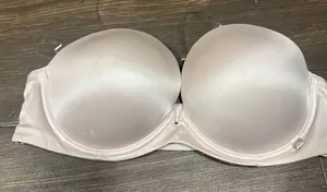 Victoria’s Secret nude multi-way strapless 34D bra thumbnail 1