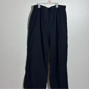 Abercrombie & Fitch‎ Women Black/Navy Blue Wide Leg Pants Pull On size XL thumbnail 2