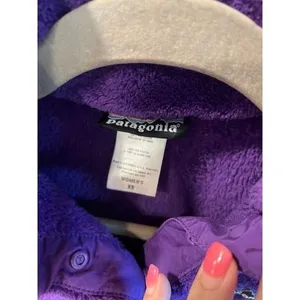 Patagonia Women's Re-Tool Snap-T Pullover Purple‎ Size XS Plum thumbnail 3