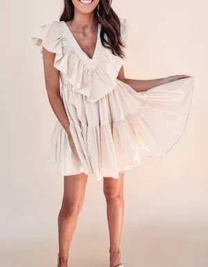 Mabel Tiered Ruffle Dress thumbnail 2