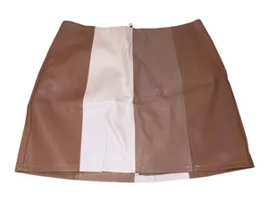 Le Lis Color-block Skirt Brown/Tan thumbnail 1