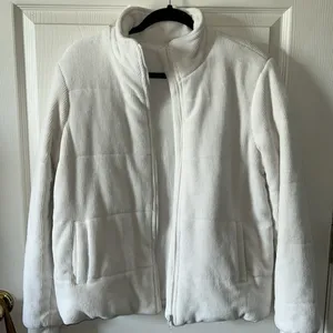 Z Supply Women’s Corduroy Puffer Jacket in Champagne‎ Mist Size Large thumbnail 10