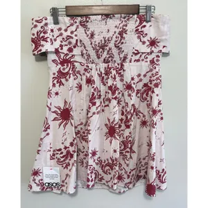 ASOS DESIGN‎ Women's Fold Over Bandeau Mini Dress In Bandana Print Size 8 NWT thumbnail 4