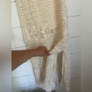 Crochet You Love Me Beige Crocheted Sleeveless Maxi Dress BB Dakota by Steve thumbnail 7
