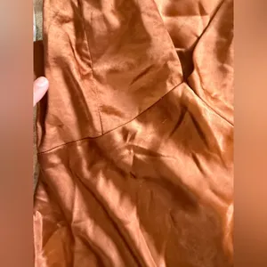 Lulu's Incredible Love Brown Satin Cowl Back Midi Slip Dress thumbnail 5