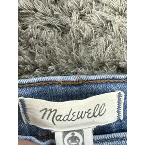 Madewell Women’s Blue Jeans 10” High Rise Skinny Raw Hem Stretch Distressed 29 thumbnail 8