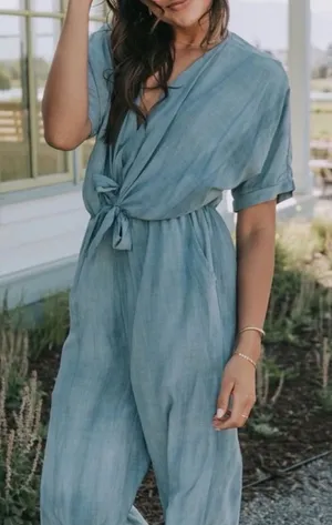 Dress Forum Blue Jumpsuit size Small thumbnail 1