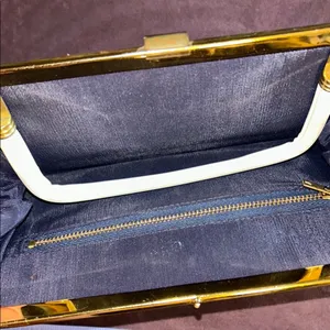 Vintage Elegant Cream Clutch Bag thumbnail 9