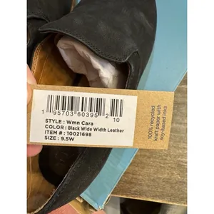 Franco Sarto "Jeena"‎ Loafer Women's Genuine Suede Leather Shoes (Black) Tom's thumbnail 9