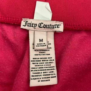 Juicy Couture women’s‎ hot pink soft velour drawstring joggers sweatpants medium thumbnail 7