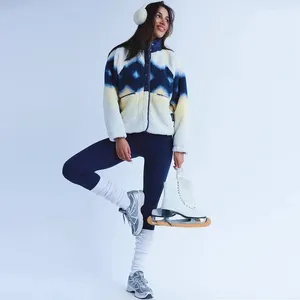 NWOT Free People Movement Hit The Slopes Printed Fleece Jacket thumbnail 4