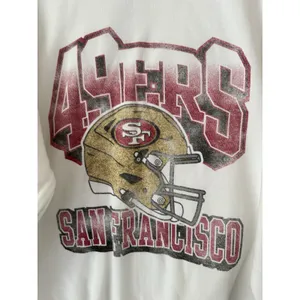 NWT Champion San Francisco 49ers Graphic Crewneck Sweatshirt Women’s Large thumbnail 3