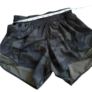 Lululemon Hotty Hot Low Rise Short 4" Camo thumbnail 6