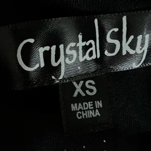 Crystal sky Glitter Mini dress Gold Size XS thumbnail 4