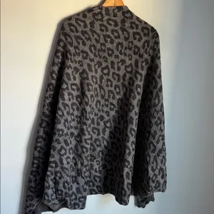 NEW Barefoot Dreams CozyChic Ultra Lite leopard print blanket wrap L/XL thumbnail 7