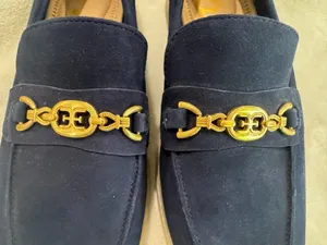 Sam Edelman Navy Suede Loafers thumbnail 3