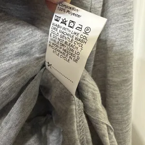 Velvet Vault Gray Pullover Lightweight Crop Top(Size Small) Gray thumbnail 9