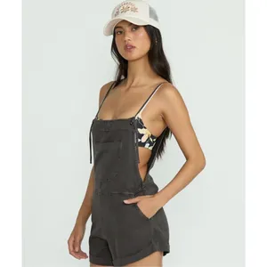 ✨Billabong Wild Pursuit Off Black Sz Medium Romper✨ thumbnail 2