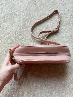 Pink Lily Pale Blush Braided Strap Crossbody  thumbnail 11